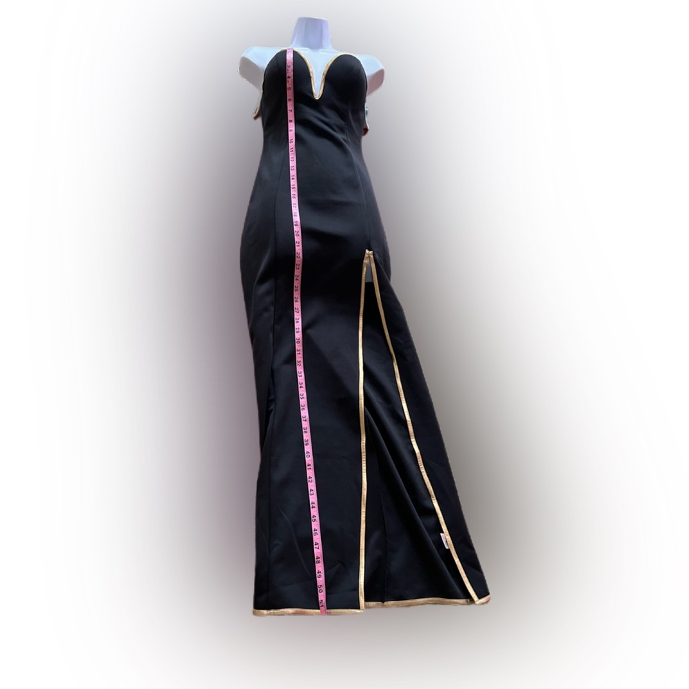 Rare R London black strapless dress size S - Picture 8 of 11